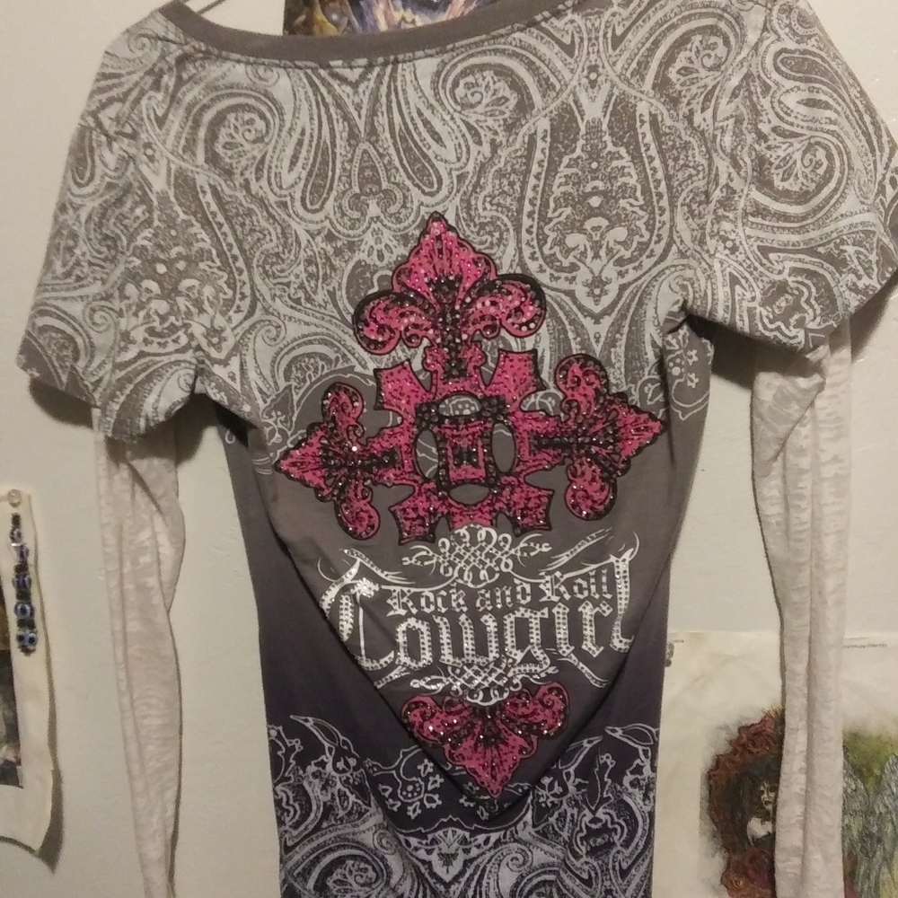 ROCK-N-ROLL COWGIRL SHIRT